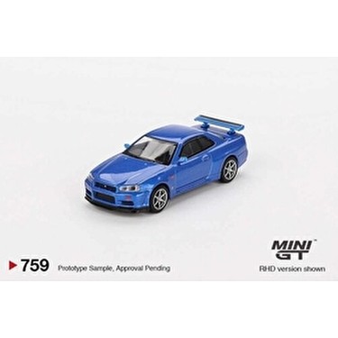 Mini GT Nissan Skyline GT-R (R34) V-Spec Metal Diecast Model Fiyatı