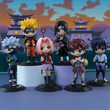 NARUTO フィギュア　6体セット Elifeshop Naruto Shippuden 6'lı Anime Manga Figür Seti Fiyatı