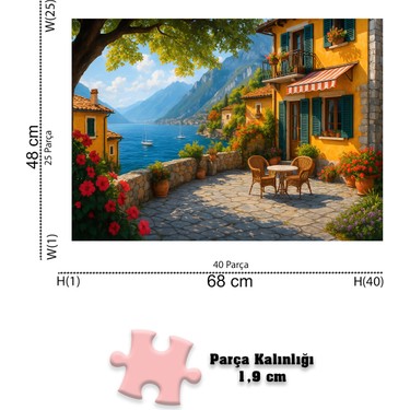 Neverland 1000 Parça - Sunlıt Terrace (Güneşli Teras) Fiyatı