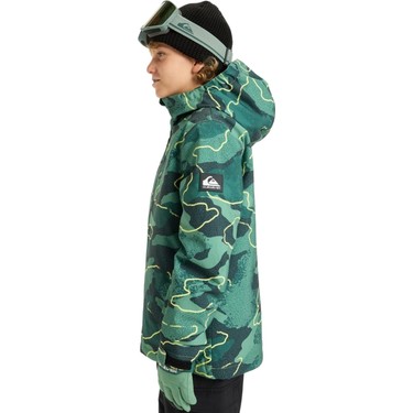 Quiksilver Mission Printed Youth Jk Erkek Çocuk Yeşil Fiyatı