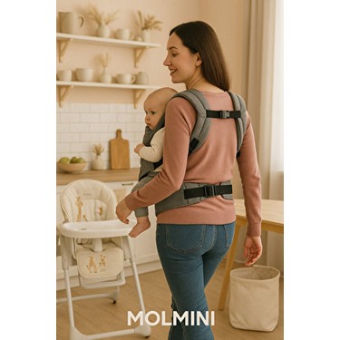 Molmini Loft Oturaklı Kanguru Gri Keten Malzeme ile 6-18 Ay Fiyatı