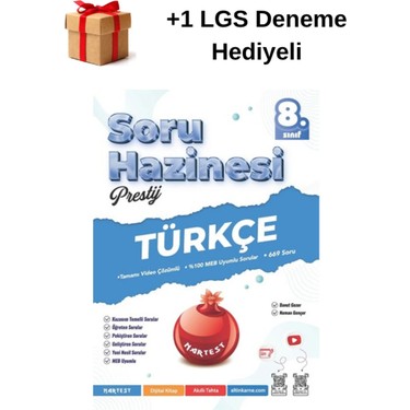 Nartest Yayınları Nartest 2026 8.sınıf Prestij Türkçe Soru Kitabı