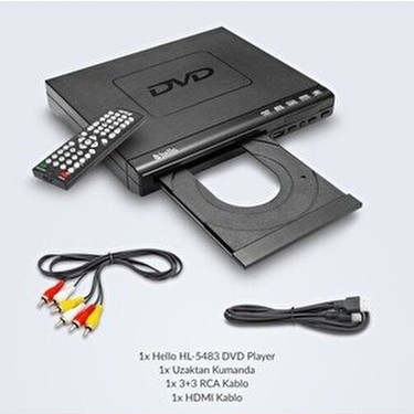 Hello HL-5483 Kumandalı DVD Player 480I 576I 720P60 1080P Fiyatı