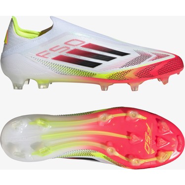 adidas F50 Elite Bağcıksız Erkek Beyaz Çim Saha Kramponu.- Fiyatı