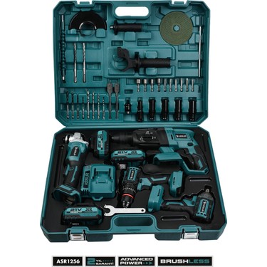 Assur 21V 4'lü Set Taşlama - Somun Sıkma Sökme - Akülü Fiyatı