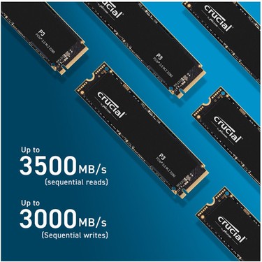 Crucial Crucıal P3 1tb 3500/3300MB/S M.2 2280 Pcıe Nvme SSD Fiyatı