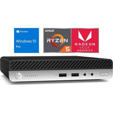 Lenovo Hp Prodesk 405 G4 Ryzen 5 Pro 2400GE 8gb 256GB M2 Fiyatı