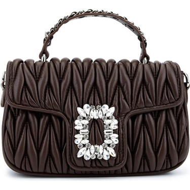 Tamer Tanca Kadın Suni Deri Kahverengi Omuz Çanta 921 27126 Fiyatı