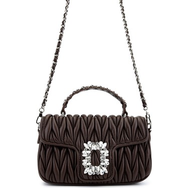 Tamer Tanca Kadın Suni Deri Kahverengi Omuz Çanta 921 27126 Fiyatı