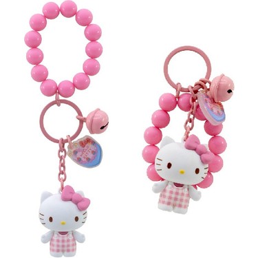 付け替えできるHello Kitty ジュエリーストラップセット Hello Kitty Yume Hello Kıtty Keychaın & Bracelet Celebratıon Fiyatı