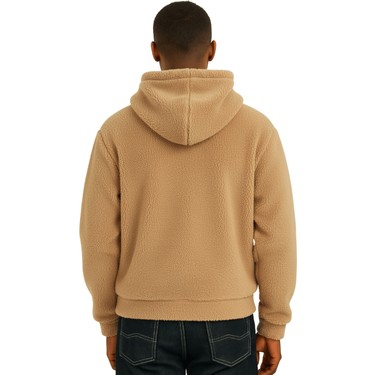 Genius Store Genıus Store Erkek Kapüşonlu Polar Sherpa Kuzu Fiyatı