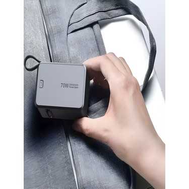 20000MAH 70W Hızlı Şarj Powerbank | LCD Ekran | 2x USB + 2x Fiyatı