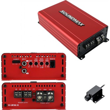 Soundmax SX-LM700.1D Oto Anfi Mono 700 Watt 1 Kanal Bass Fiyatı