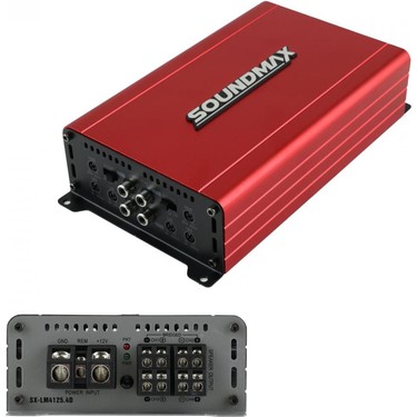 Soundmax SX-LM4125.4D Oto Anfi Stereo 4X125W 4 Kanal Fiyatı