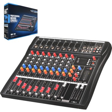Nwork Synx-8 Deck Mixer 8 Kanal Bluetooth USB Fiyatı