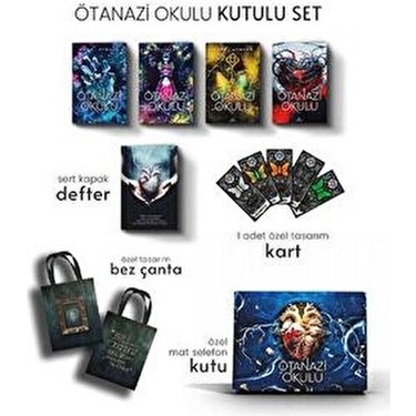 Ephesus Yayınları Ötanazi Okulu 4 Kitaplık Kutulu Set Maral Kitabı