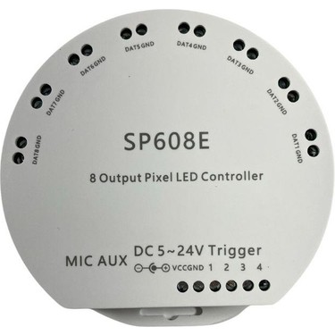 Dora Led SP608E 8 Kanal WS2811-WS2812B Pixel Kontrol Devresi Fiyatı