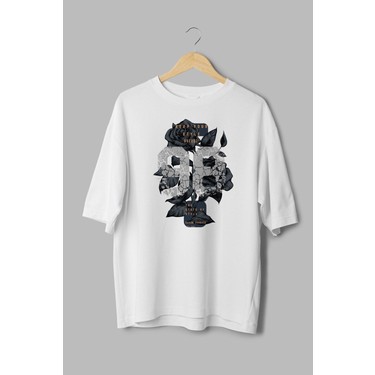 Nano✳︎ページ Overoz %100 Pamuk Oversize Tshirt 98 Baskılı T-Shirt Fiyatı
