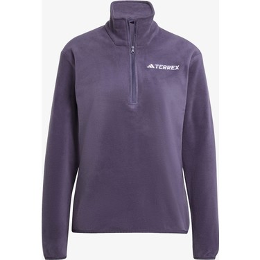 adidas Multi Essentials 1-2 Zip Fleece Kadın Mor Yürüyüş Fiyatı