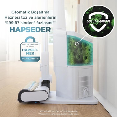 Shark Powervac 5.0 | 30 Gün Hazneli Otomatik Boşaltmalı Fiyatı