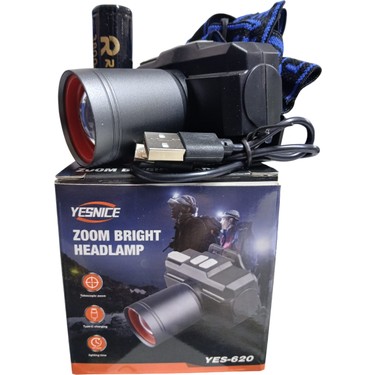 Yesnice YS-620 Profesyonel Kafa Lambası | 15W – 1500 Lümen – Fiyatı