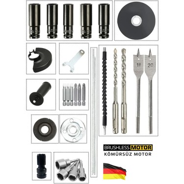 Staxx Power Süper 5'li Mega Multi Kömürsüz Set X3 Akülü Fiyatı