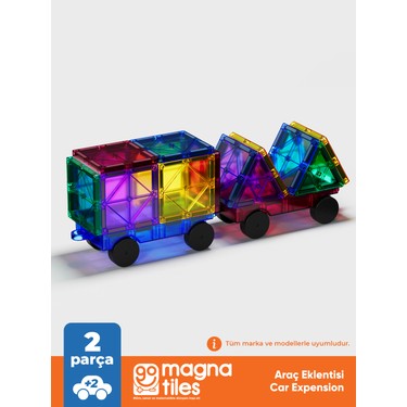 Go Toys Go Magna-Tiles 2 Adet Araba Eklentisi Manyetik Fiyatı