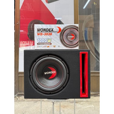 Wondex WD-3038 L Port Kabinli 30 cm Subwoofer Bas 1000WAT Fiyatı
