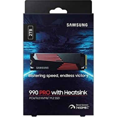 Samsung 990 Pro M.2 NVMe 2 TB Soğutuculu Disk 7450/6900MB/s Fiyatı