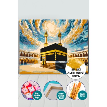 Picasso World Hobby Art Altın Varaklı Kabe Sayılarla Boyama Fiyatı