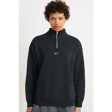 Nike Sportswear Fleece 1/4 Zipped Oversized Sweatshirt Kadın Fiyatı