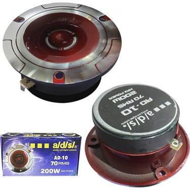 Ads Ad-10 Tweeter 10CM 200 Watt (Rms 70W) 2 Adet Fiyatı