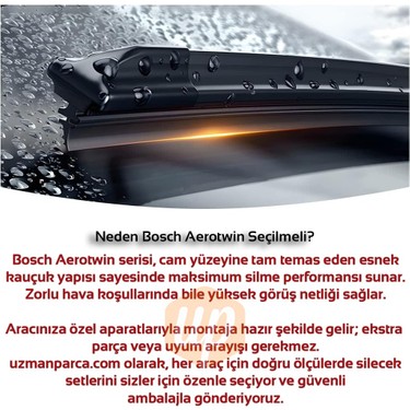 Bosch 3397014317 550 mm + 400 mm Muz Tipi Aerotwin Ön Fiyatı