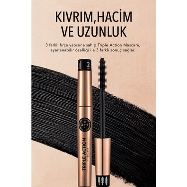 Triple Action Uzun-Kıvrık-Hacimli Görünüm Veren Fiyatı