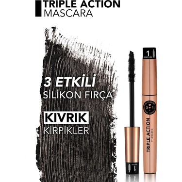 Triple Action Uzun-Kıvrık-Hacimli Görünüm Veren Fiyatı