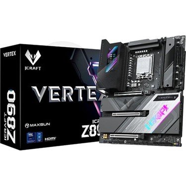 Maxsun Icraft Z890 Vertex Wıfı LGA1851 Ddr5 9000 Mhz M.2 Fiyatı