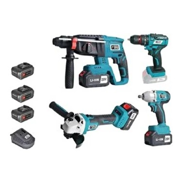 pp-p 4枚セット CATPOWER Akülü Kombo Set 4'lü Kömürsüz 20V Yüksek Fiyatı
