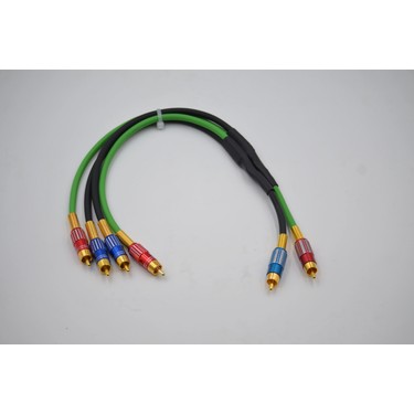 YSN Sounds Bakır Amfi Rca Kablosu 50CM - 2 Giriş 4 Çıkış Fiyatı