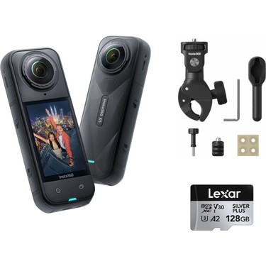 INSTA360 X5 Aksiyon Kamerası - Motosiklet Kiti 128 GB (Heav Fiyatı