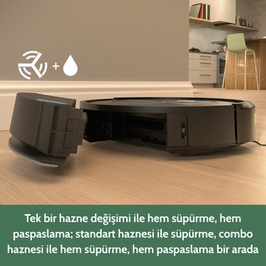 iRobot Roomba Combo j5 Akıllı Robot Süpürge ve Paspas Fiyatı