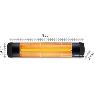 UFO Ufo Basic 2300 W Termostatlı Elektrikli Isıtıcı, Hem Fiyatı