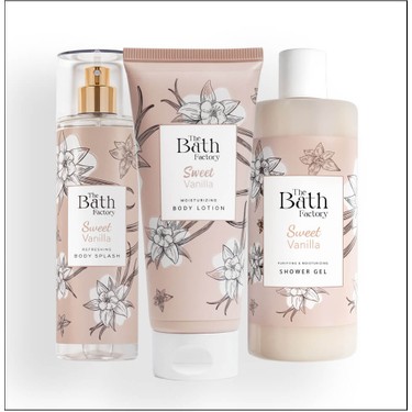 The Bath Factory Vanilyalı Cilt Bakım Seti: Duş Jeli 400 ml, Fiyatı