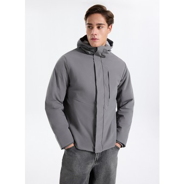Jack & Jones Gri Erkek Mont 12278781_JJEKEEN Jacket AW25 Sn Fiyatı