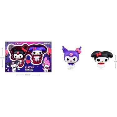 My Melody Kuromi フィギュア 2体セット My Melody 2'li Kuromi Figür Set Fiyatı - Taksit Seçenekleri