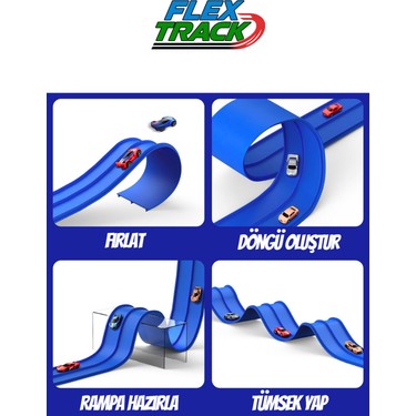 otodoll ブライス アウトフィット 5点セット ベス Flex Track Yarış Pisti Vantuzlu 4.5 Metre 1:64 Ölçek Tüm Fiyatı
