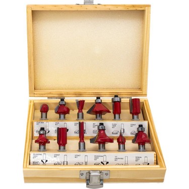 Rox Wood 12 Parça Ahşap Freze Seti 8mm Sap Fiyatı