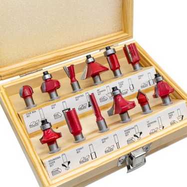 Rox Wood 12 Parça Ahşap Freze Seti 8mm Sap Fiyatı