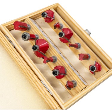 Rox Wood 12 Parça Ahşap Freze Seti 8mm Sap Fiyatı