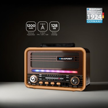 Blaupunkt R85 Nostaljik Bluetooth Radyo Type-C Şarjlı Tws Fiyatı