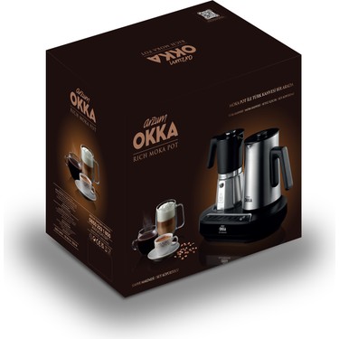 Arzum OK0027 OKKA Rich Moka Pot Karıştırıcılı Metal İtalyan Fiyatı